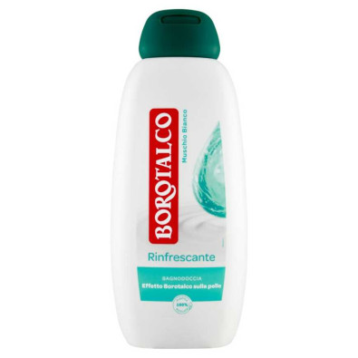 Borotalco Bagnodoccia Rinfrescante al Profumo di Muschio Bianco Ml.450