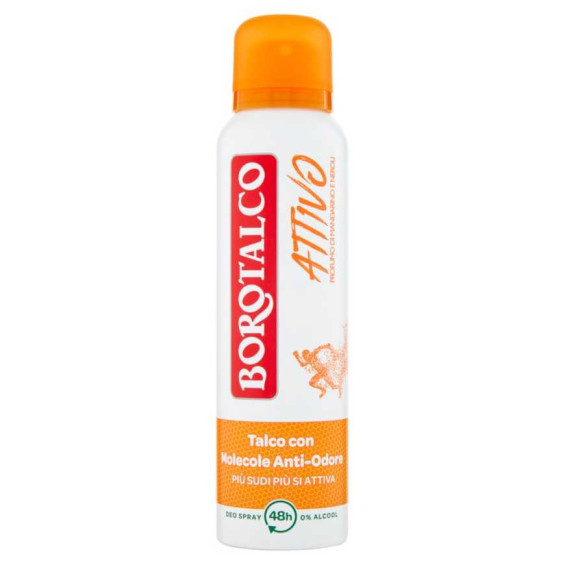 Borotalco Deodorante Spray Attivo Profumo di Mandarino e Neroli Ml.150