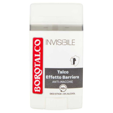 Borotalco Deodorante Stick Invisible Anti Macchie Ml.40