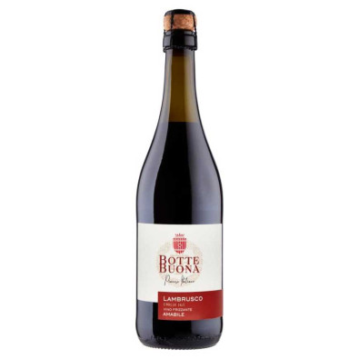 Botte Buona Lambrusco Frizzante Amabile Emilia Igt Cl.75 Vol.8°