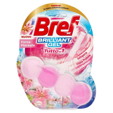 Bref Wc Brilliant Gel Tutto in 1 Forza Floreale Gr.42