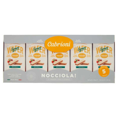 Cabrioni Wafer Nocciola Multipack Gr.45X5