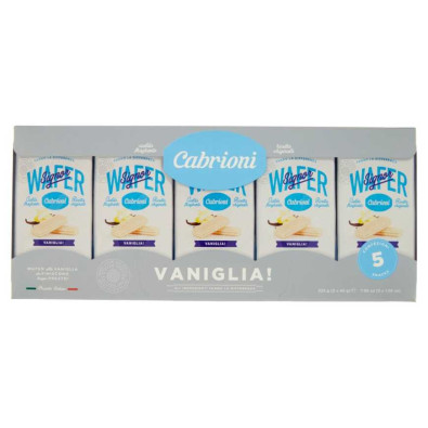 Cabrioni Wafer Vaniglia Multipack Gr.45X5