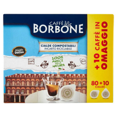 Caffè Borbone Miscela Decisa Cialde Compostabili 90 x Gr.7,2