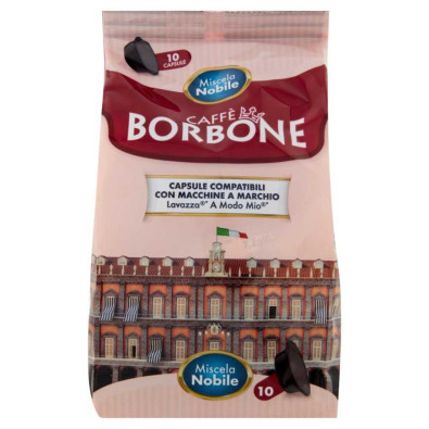 Caffè Borbone Miscela Nobile Capsule Compatibili Lavazza A modo Mio 10 x Gr.7,2