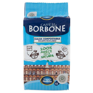 Caffè Borbone Miscela Nobile Cialda Compostabile 15 x Gr.7,2