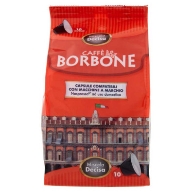 Caffè Borbone Miscela Decisa Capsule Compatibili Nespresso 10 x Gr.5