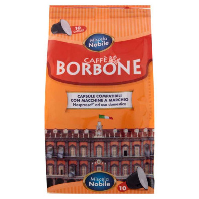 Caffè Borbone Miscela Nobile Capsule Compatibili Nespresso 10 x Gr.5