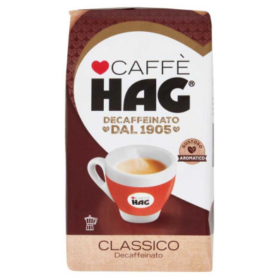 Caffè HAG Classico Decaffeinato Macinato Gr.250