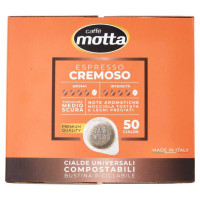 Caffè Motta Espresso Cremoso Cialde Universali Compostabili 50 x Gr.7