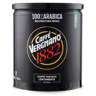 Caffè Vergnano 1882 100% Arabica Macinatura Moka Gr.250