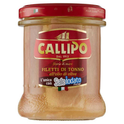 Callipo Filetti di Tonno all’Olio di Oliva Gr.170