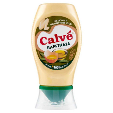 Calvé Maionese Raffinata con Olio Extra Vergine di Oliva Top Down Ml.250