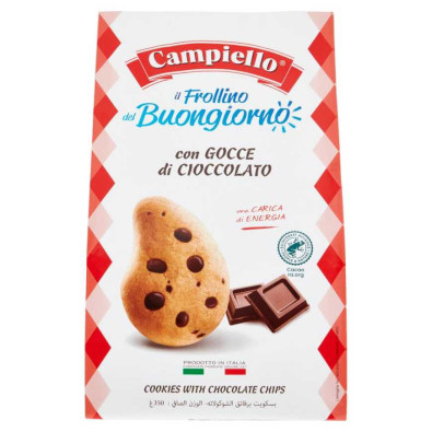 Campiello Le Dolcezze Dell'Aurora Frollini con Gocce di Cioccolato Gr.350