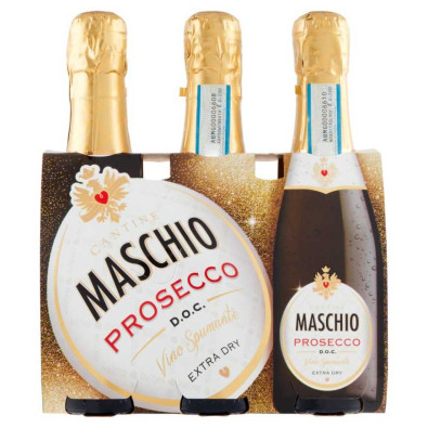 Cantine Maschio Mini Prosecco Doc Extra Dry Ml.200X3 Vol.11°