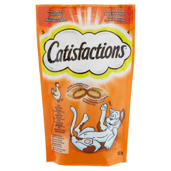 Catisfaction Croccantini per Gatto al Pollo Gr.60