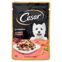 Cesar per Cane Delizie Del Giorno con Manzo e Carote in Salsa Gr.100