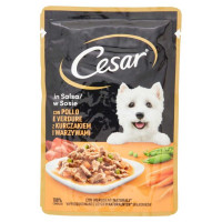 Cesar per Cane Delizie Del Giorno con Pollo e Verdure in Salsa Gr.100