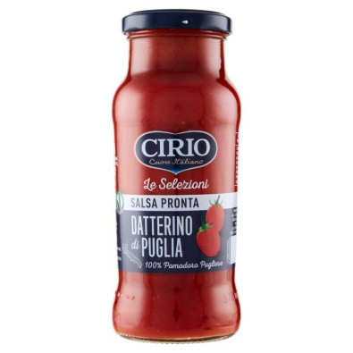 Cirio Le Selezioni Salsa Pronta di Pomodoro Datterino di Puglia Gr.350