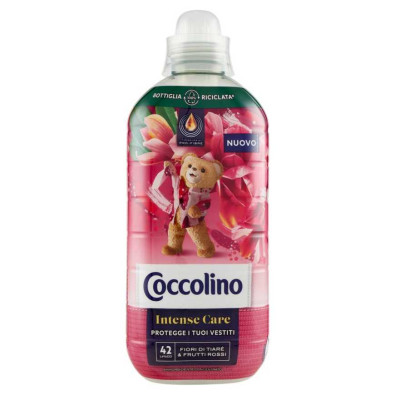 Coccolino Ammorbidente Concentrato Intense Care Fiori di Tiarè & Frutti Rossi 42 Lavaggi Ml.980