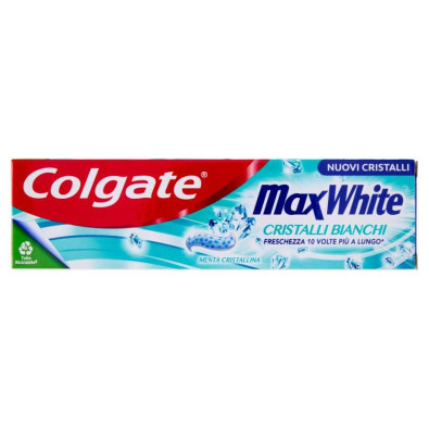 Colgate Dentifricio Sbiancante Max White con Cristalli Bianchi Ml.75