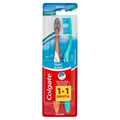 Colgate Spazzolino Triple Action Medium Pz.2