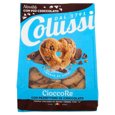 Colussi Biscotti con Cioccolato in Pezzi Gr.500