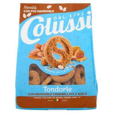 Colussi Biscotti con Miele e Mandorle Caramellate Gr.500