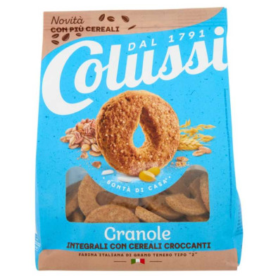 Colussi Biscotti Integrali con Cereali Croccanti Gr.500