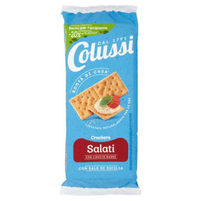 Colussi Crackers Salati senza Olio di Palma Gr.500