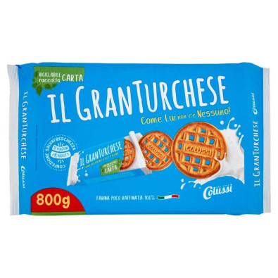 Colussi Gran Turchese Biscotti senza Olio di Palma Gr.800