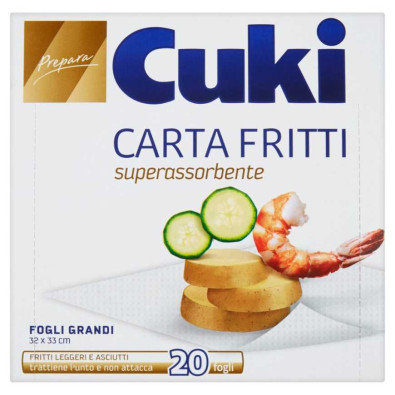 Cuki Carta Fritti 20 Fogli