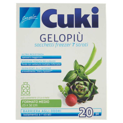 Cuki Sacchetti Gelo Piu' Medi Pz.20