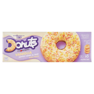 Cuorenero Donuts alla Vaniglia Pz.3 Gr.111