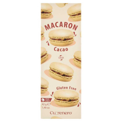 Cuorenero Macarons al Cacao Pz.3 Gr.42