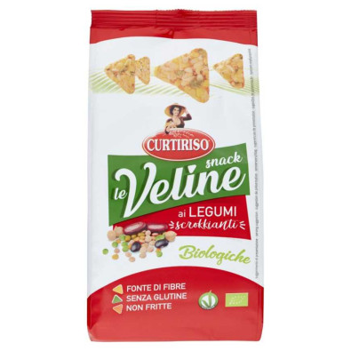 Curtiriso Le Veline Snack ai Legumi Biologiche Gr.80