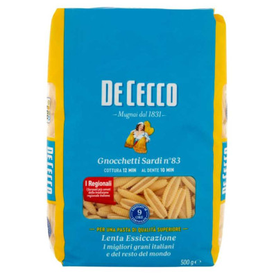 De Cecco Gnocchetti Sardi N°83 Gr.500