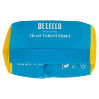 De Cecco Mezzi Tubetti Rigati N°65 Gr.500