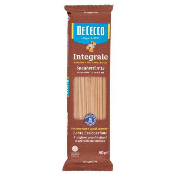 De Cecco Integrale Spaghetti N°12 Gr.500