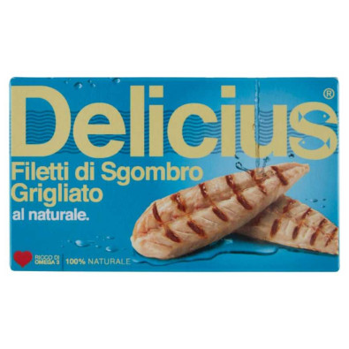 Delicius Filetti di Sgombro Grigliato al Naturale Gr.85