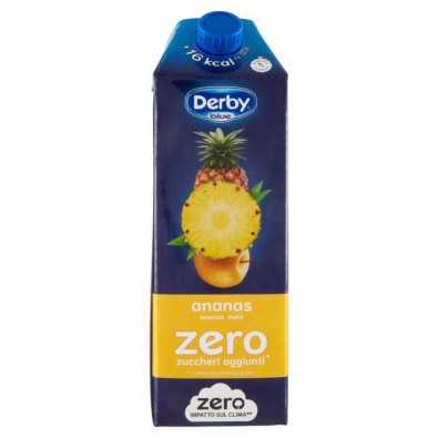 Derby Blue Ananas e Mela Zero Zuccheri Tetrapak Lt.1,5