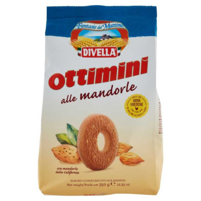 Divella Biscotti Ottimini alle Mandorle Gr.350