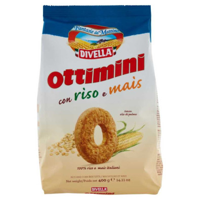 Divella Frollini Ottimini Riso e Mais Gr.400