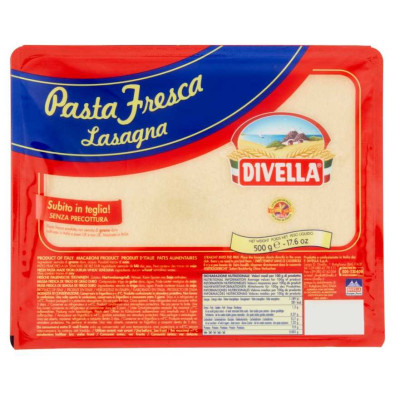 Divella Lasagne Fresche Semola Gr.500