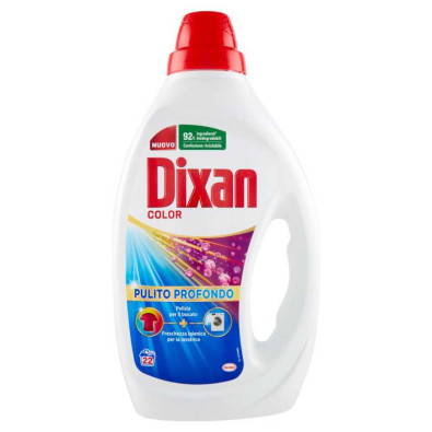 Dixan Liquido Detersivo Lavatrice Color 22 Lavaggi Ml.990