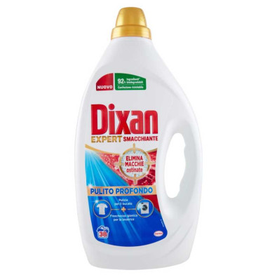 Dixan Liquido Detersivo Lavatrice Expert Smacchiante 38 Lavaggi Ml.1710