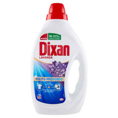 Dixan Liquido Detersivo Lavatrice Lavanda 22 Lavaggi Ml.990