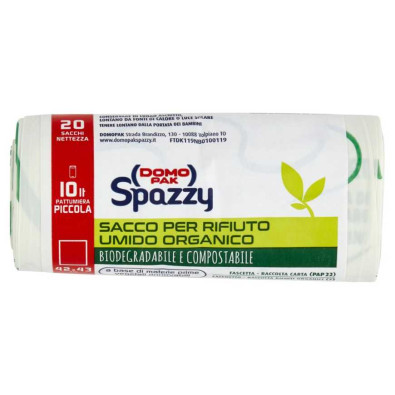 Domopak Spazzy 100% Biodegradabile Pz.20