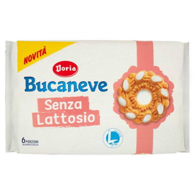 Doria Biscotti Bucaneve Senza Lattosio Pz.6 Gr.265