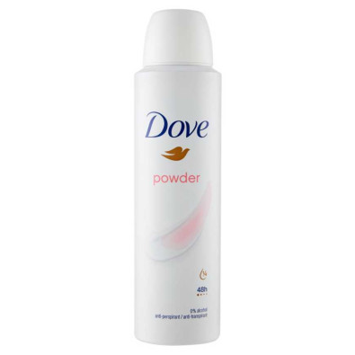 Dove Deodorante Spray per Persona Profumo Talco Ml.150